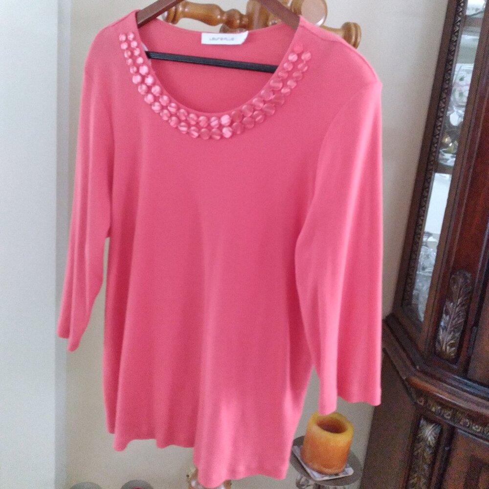 Elegant Blouse, Laura Plus, Cotton, Size - 1X